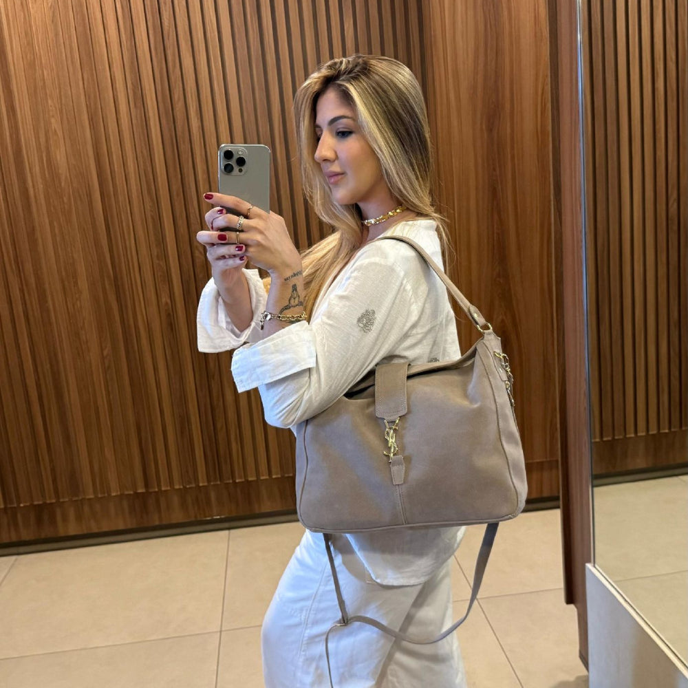 Bolsa de Camurça Yves Saint Laurent