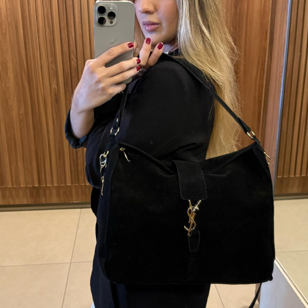 Bolsa de Camurça Yves Saint Laurent