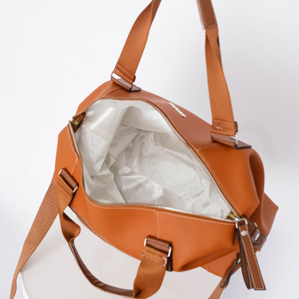 Bolsa Schutz Expansível grande de Couro 2 em 1